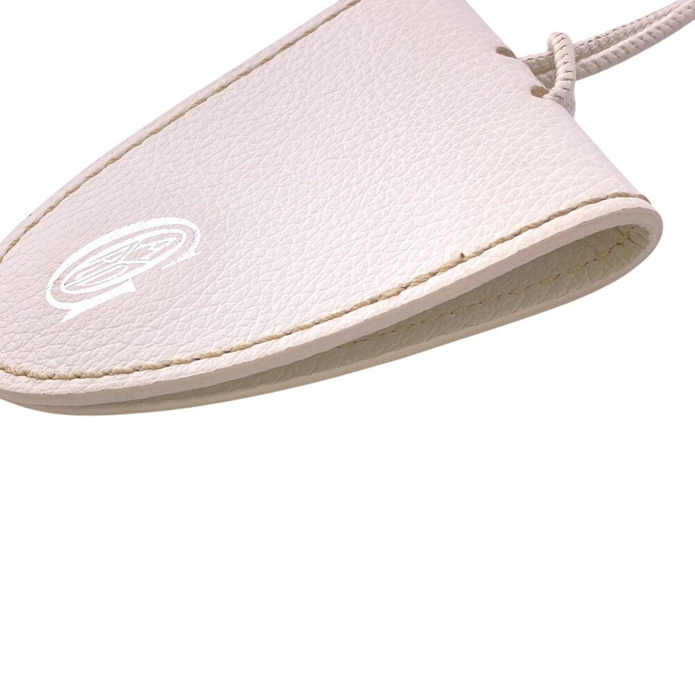 GOYARD Money clip leather white charm mens Used Authentic