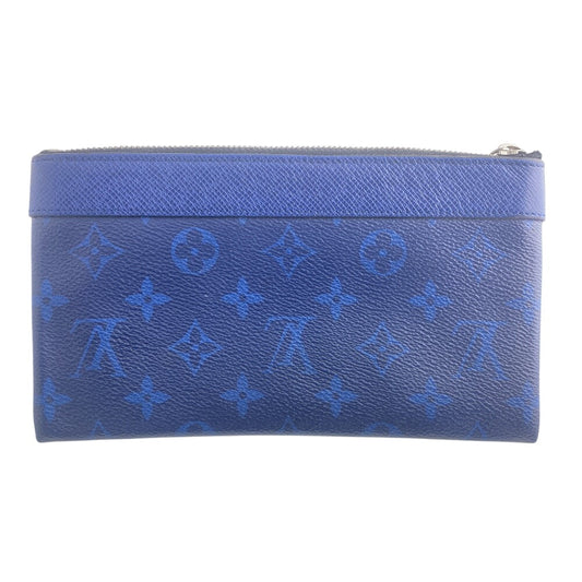 LOUIS VUITTON Pouch M30278 Taiga cobalt blue Monogram Cobalt Blue Discovery