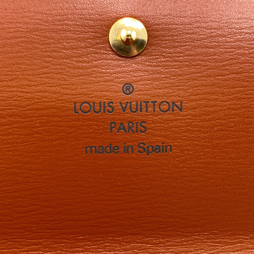 LOUIS VUITTON Long Wallet Purse M60321 leather Kenya Brown Portefeuille Epi Sara unisex(Unisex) Used Authentic