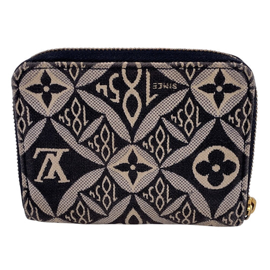 LOUIS VUITTON Coin case M69997 canvas gray Jacquard Since 1854 Zip around purse