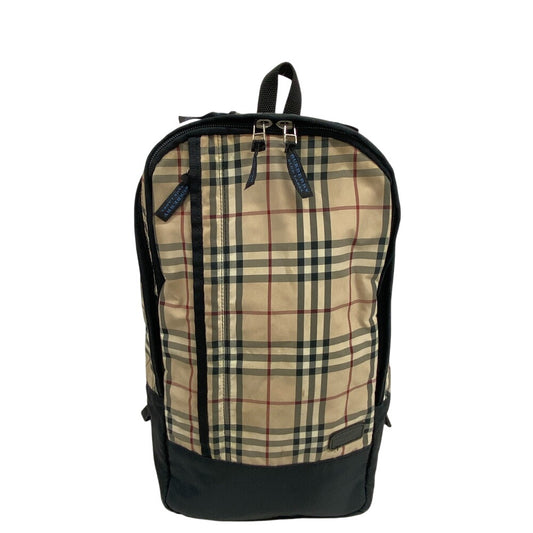BURBERRY Backpack Nylon beige Nova Check BurberryxBlueLabel