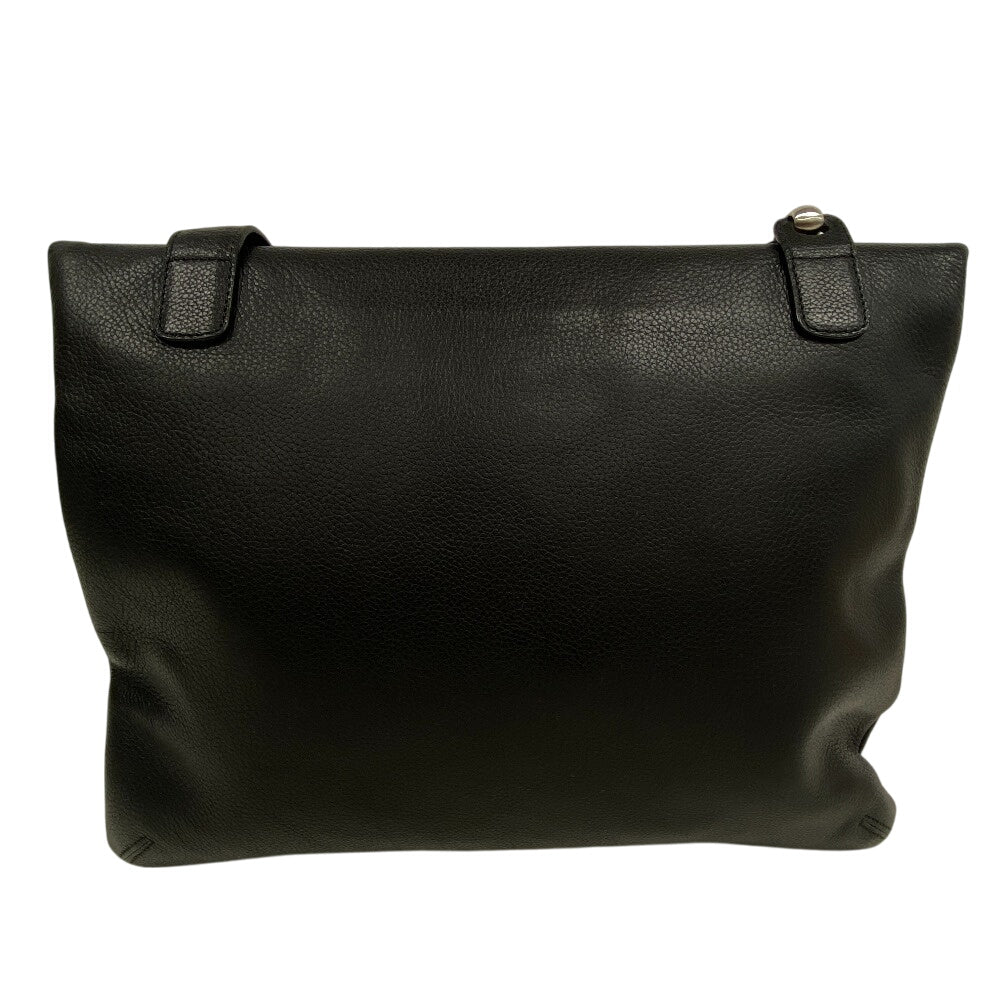 LOEWE Tote Bag Calfskin black Women(Unisex) Used Authentic