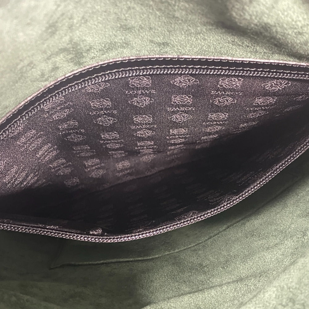 LOEWE Tote Bag Calfskin black Women(Unisex) Used Authentic