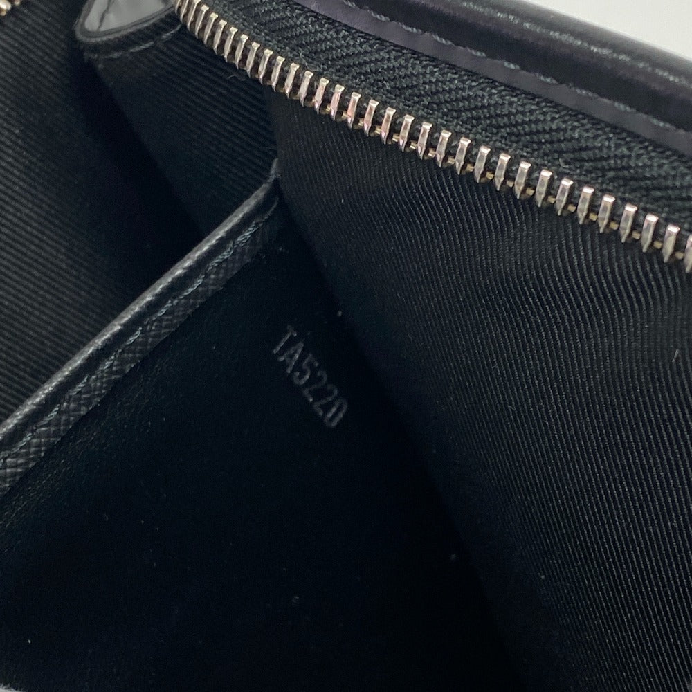 LOUIS VUITTON Clutch bag N41696 Patent leather black Pochette Damier Grafitte Voyage MM mens Used Authentic