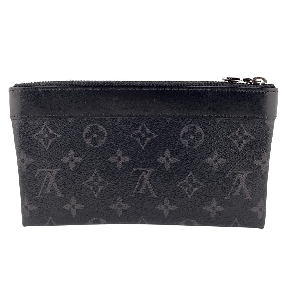 LOUIS VUITTON Pochette M44323 Monogram Eclipse black Monogram Eclipse Discovery PM mens Used Authentic