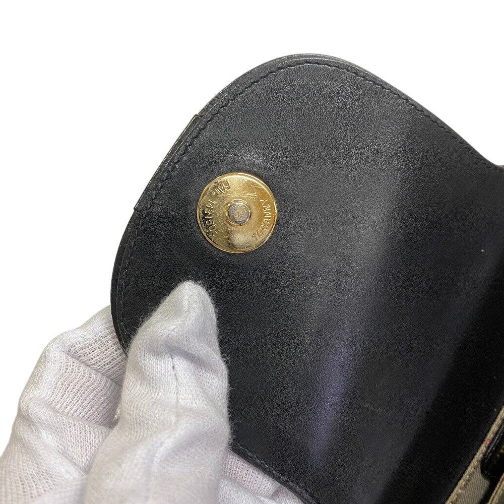 BURBERRY Shoulder Bag leather black Women Used Authentic