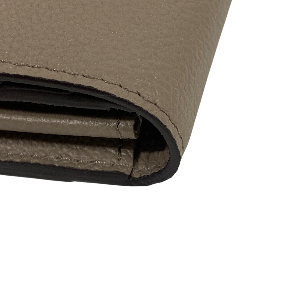 LOUIS VUITTON Long Wallet Purse M68708 leather beige Portefeuille Monogram Ann Platt Sara Women Used Authentic