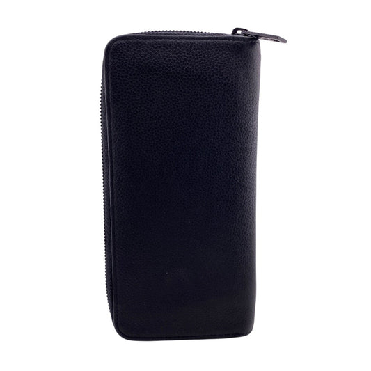 LOUIS VUITTON Long Wallet Purse M81743 leather black LV Aerogram Zippy Wallet Vertical Women Used Authentic