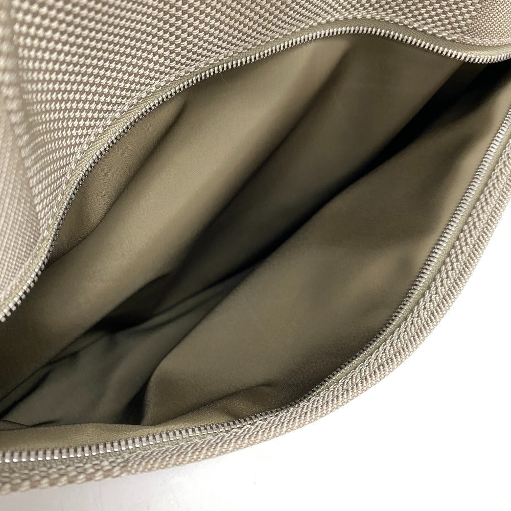 LOUIS VUITTON Messenger bag M93030 Nylon khaki Damier Jean Messier mens Used Authentic