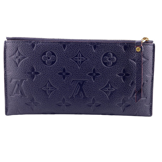 LOUIS VUITTON Pochette M68713 Monogram Ann Platt Leather Navy Pochette Monogram Ann Platt Melanie BB mens(Unisex) Used Authentic