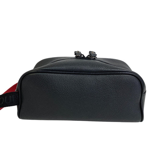Christian Louboutin business bag leather black Blaster