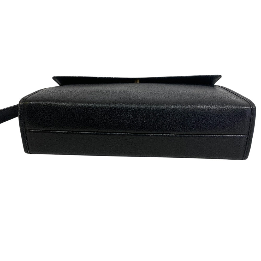 BURBERRY business bag leather black