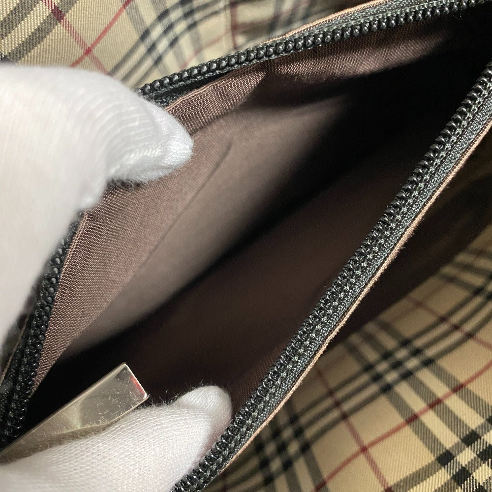 BURBERRY Handbag leather black Nova Check
