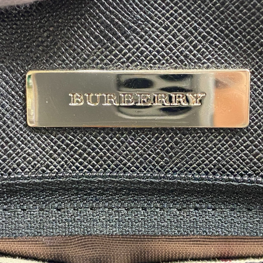 BURBERRY Handbag leather black Nova Check