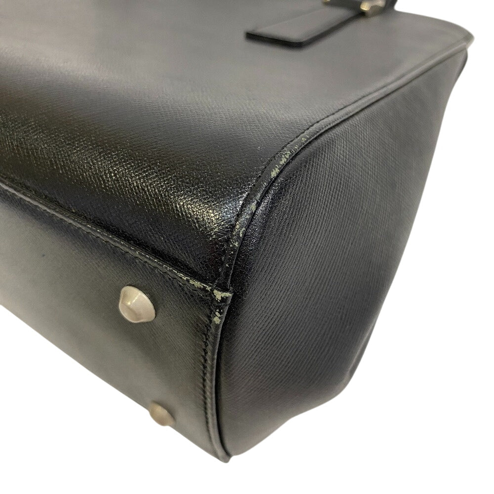 BURBERRY Handbag leather black Nova Check