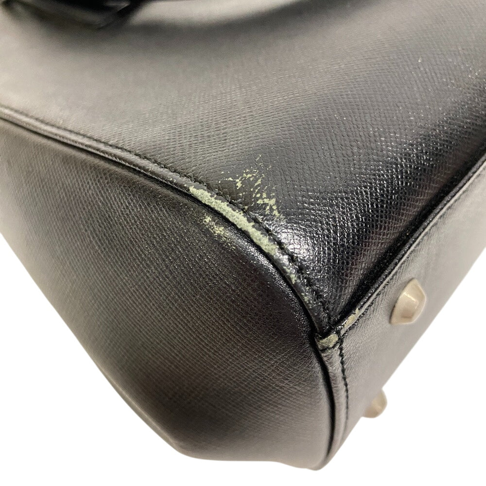 BURBERRY Handbag leather black Nova Check