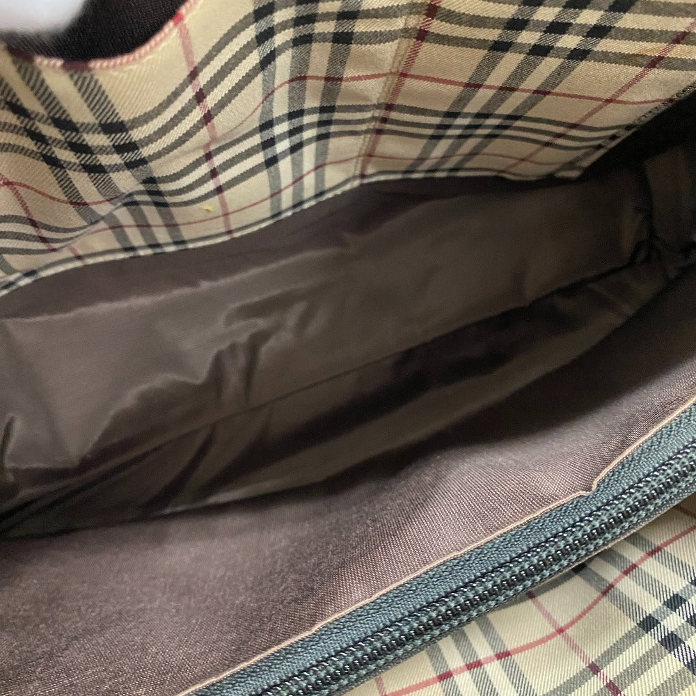 BURBERRY Handbag leather black Nova Check