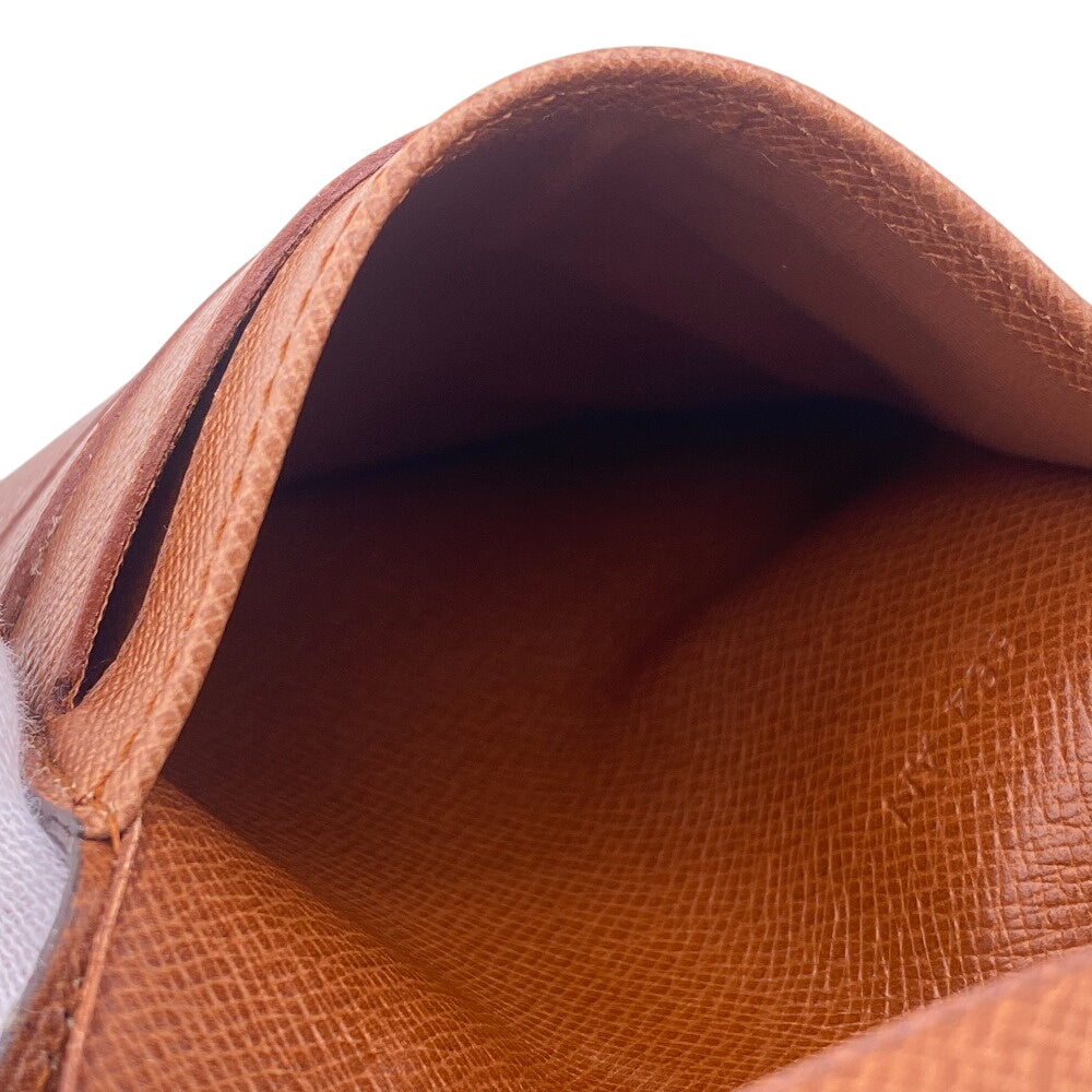 LOUIS VUITTON Bill Compartment M60929 Monogram Brown Monogram Porto Vie 6 Cartes Credit W9×H12cm