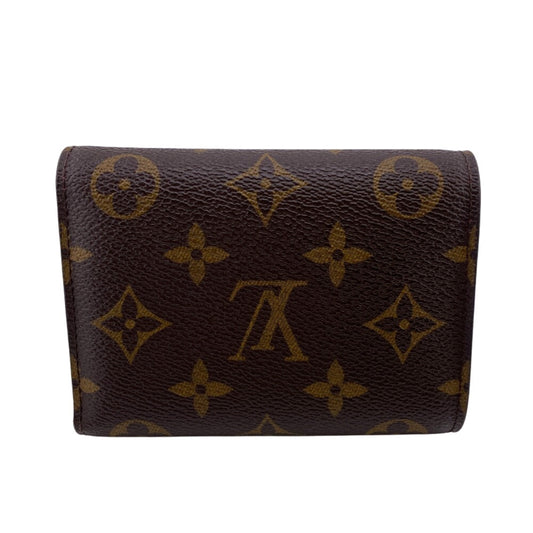 LOUIS VUITTON Bifold Wallet M81631 Monogram, Leather Brown Monogram Portefeuille Victorine Kids(Unisex) Used Authentic