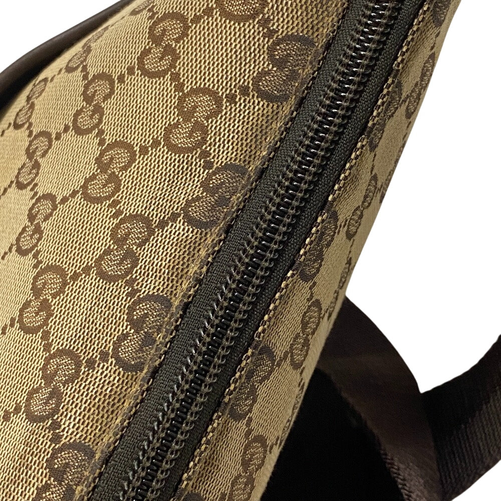 GUCCI Shoulder Bag 145857 GG canvas, leather beige GG canvas Women(Unisex) Used Authentic