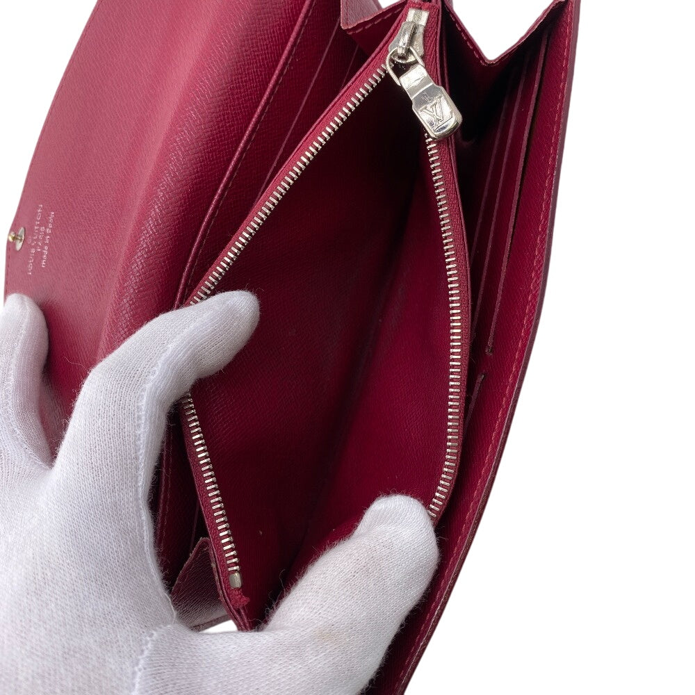 LOUIS VUITTON Long Wallet Purse M60580 Epi pink Epi Portefeuille Sarah