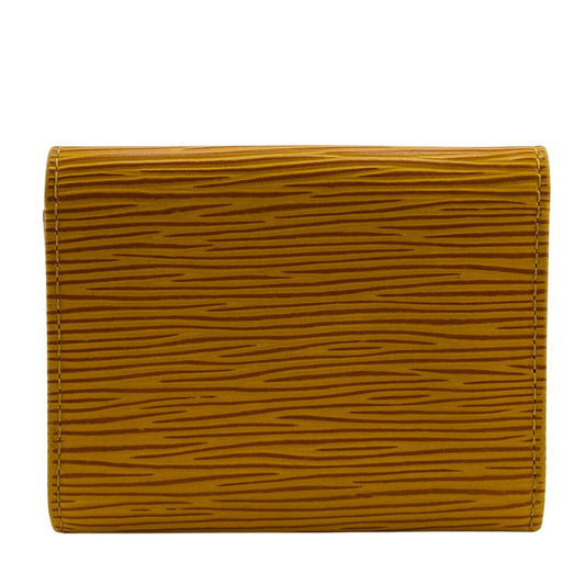 LOUIS VUITTON Coin case M63419 Epi Leather yellow Tassiri Yellow Epi Portomonet Simple Women(Unisex) Used Authentic