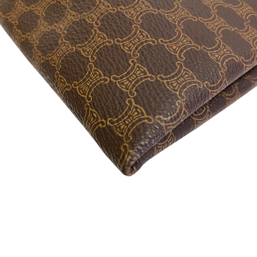 CELINE Tote Bag leather Brown Macadam