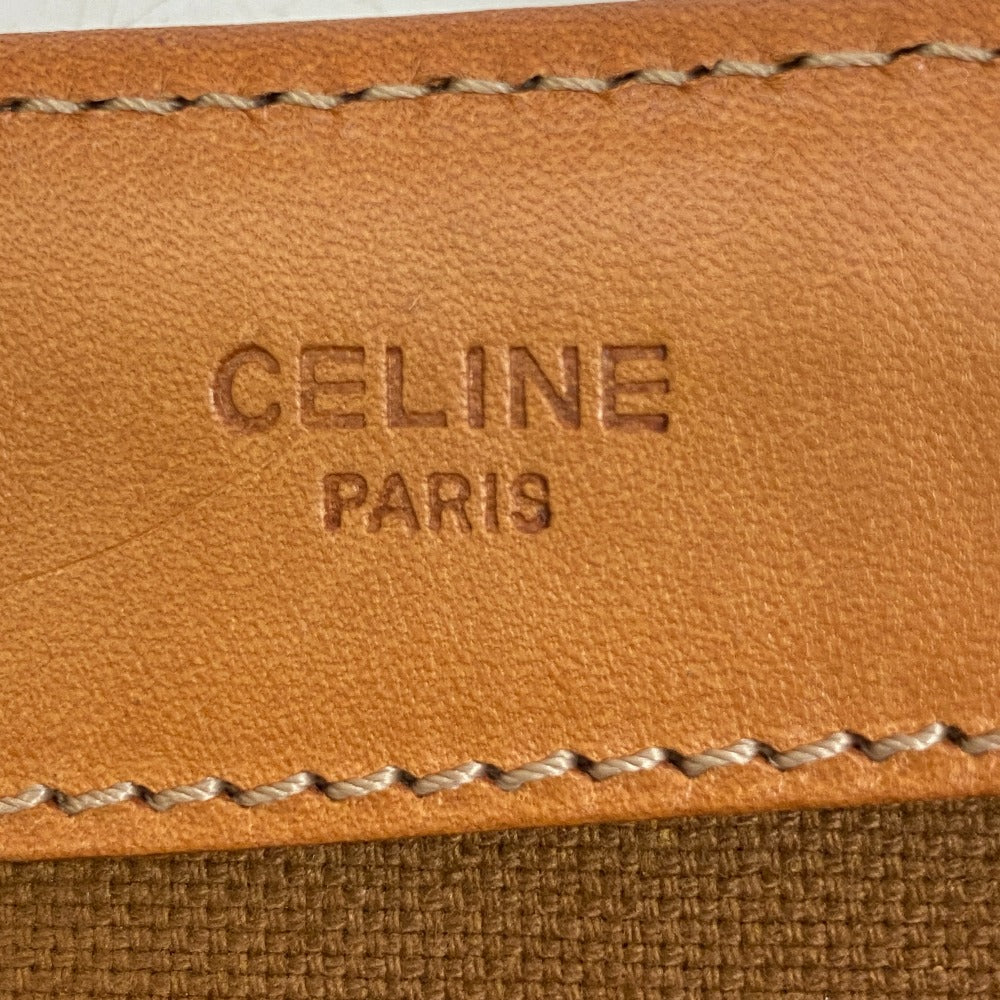 CELINE Tote Bag leather Brown Macadam