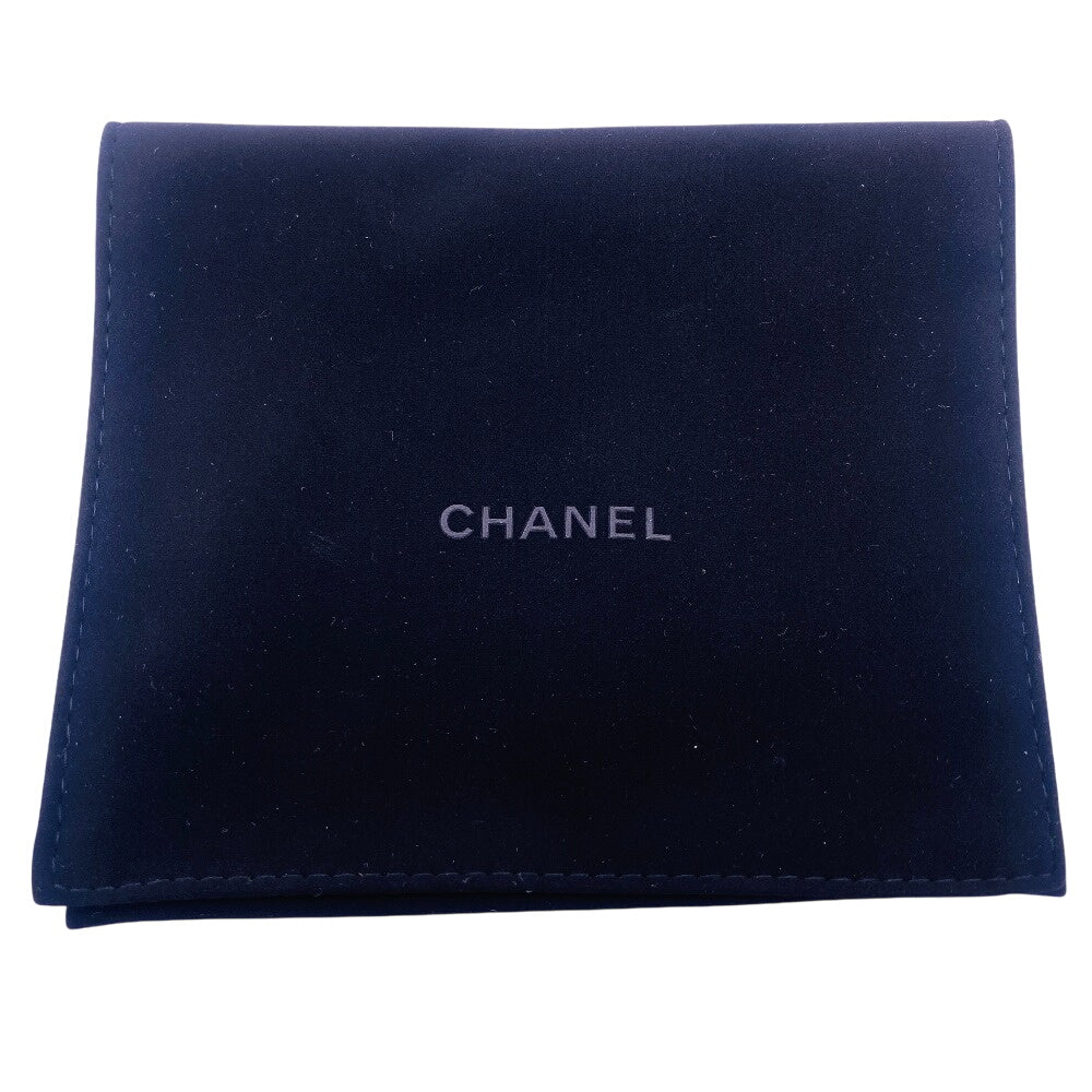 CHANEL Coin case Caviar skin black Fragment case Caviar skin Matrasse Women Used Authentic