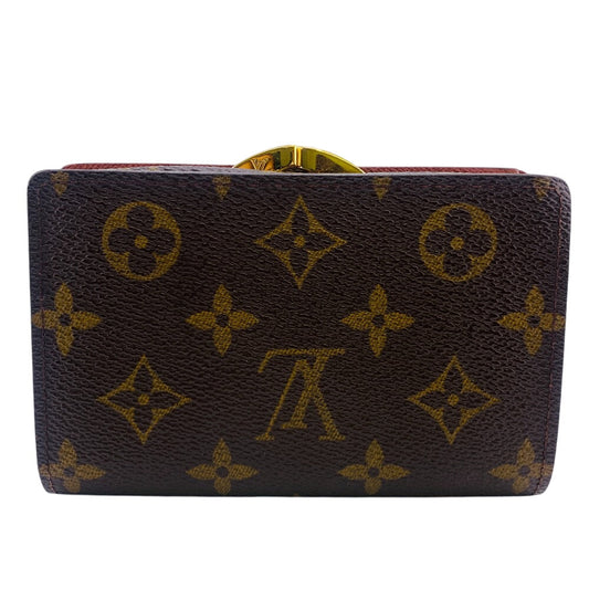 LOUIS VUITTON Bifold Wallet M61663 Monogram Brown Monogram Portefeuille Viennoiserie Women Used Authentic