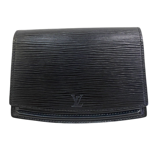 LOUIS VUITTON Pouch M52602 Epi Leather black Epi Tilsitt
