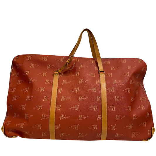 LOUIS VUITTON Travel case M80020 leather Orange Garment case Kabul louis vuitton cup mens(Unisex) Used Authentic