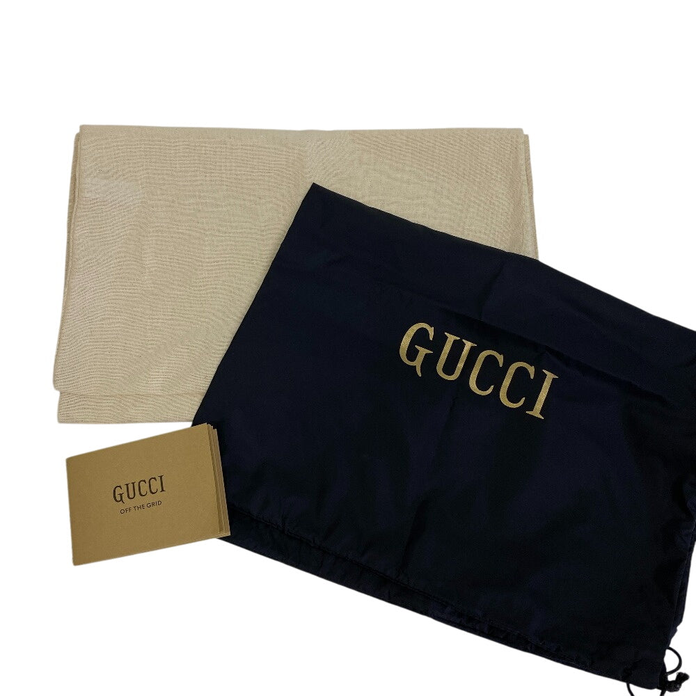 GUCCI Cosmetics Pouch 739378 Nylon black Cosmetic case, business bag, clutch bag Jumbo GG Women Used Authentic