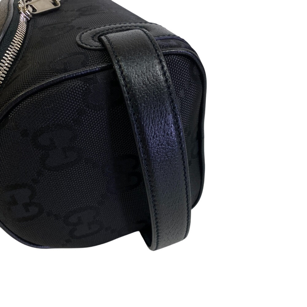 GUCCI Cosmetics Pouch 739378 Nylon black Cosmetic case, business bag, clutch bag Jumbo GG Women Used Authentic