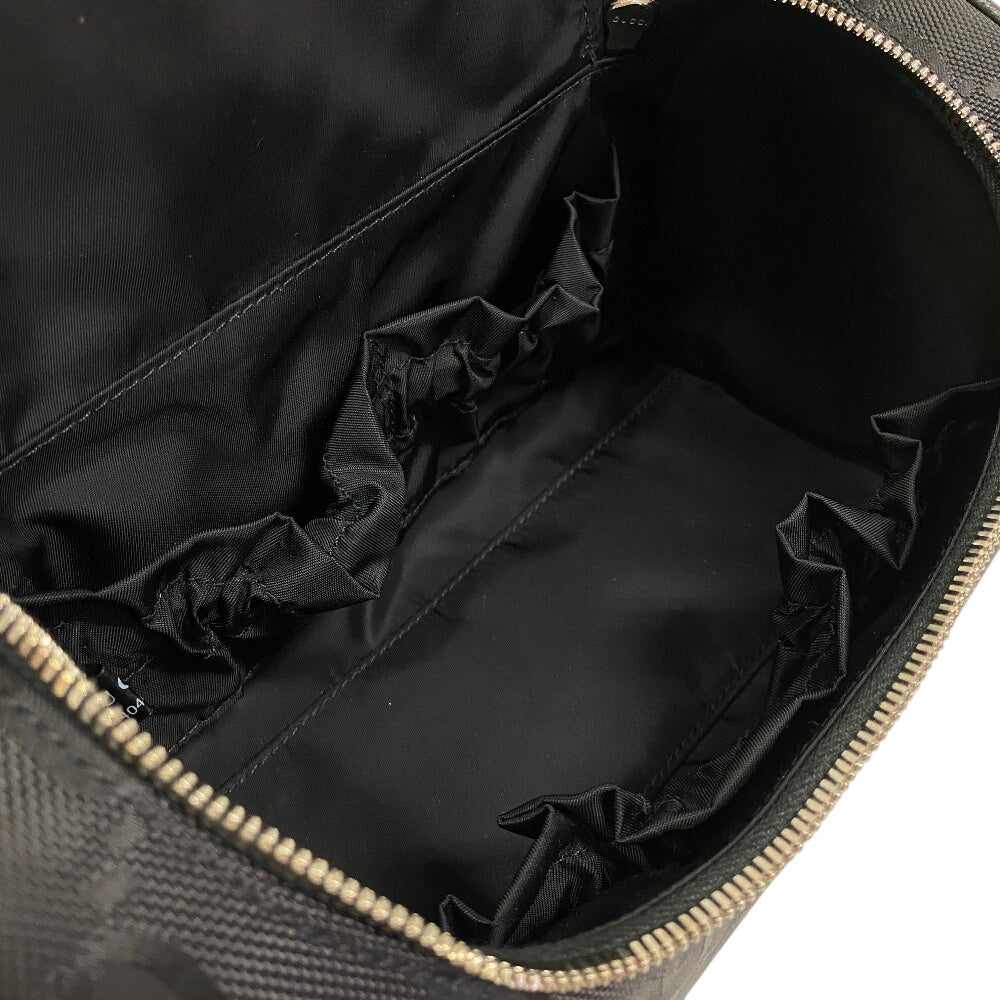 GUCCI Cosmetics Pouch 739378 Nylon black Cosmetic case, business bag, clutch bag Jumbo GG Women Used Authentic