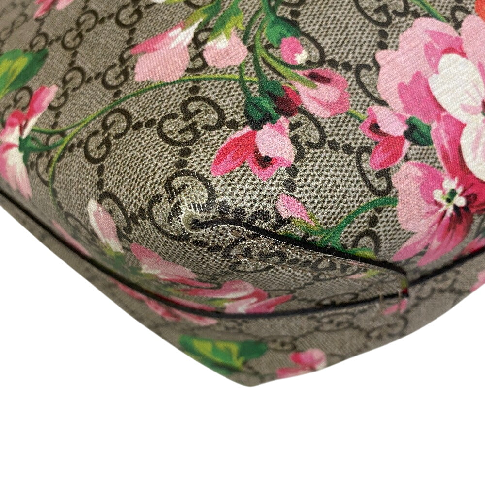 GUCCI Tote Bag 368568 GG Supreme Canvas beige Shoulder Bag GG Blooms Women Used Authentic
