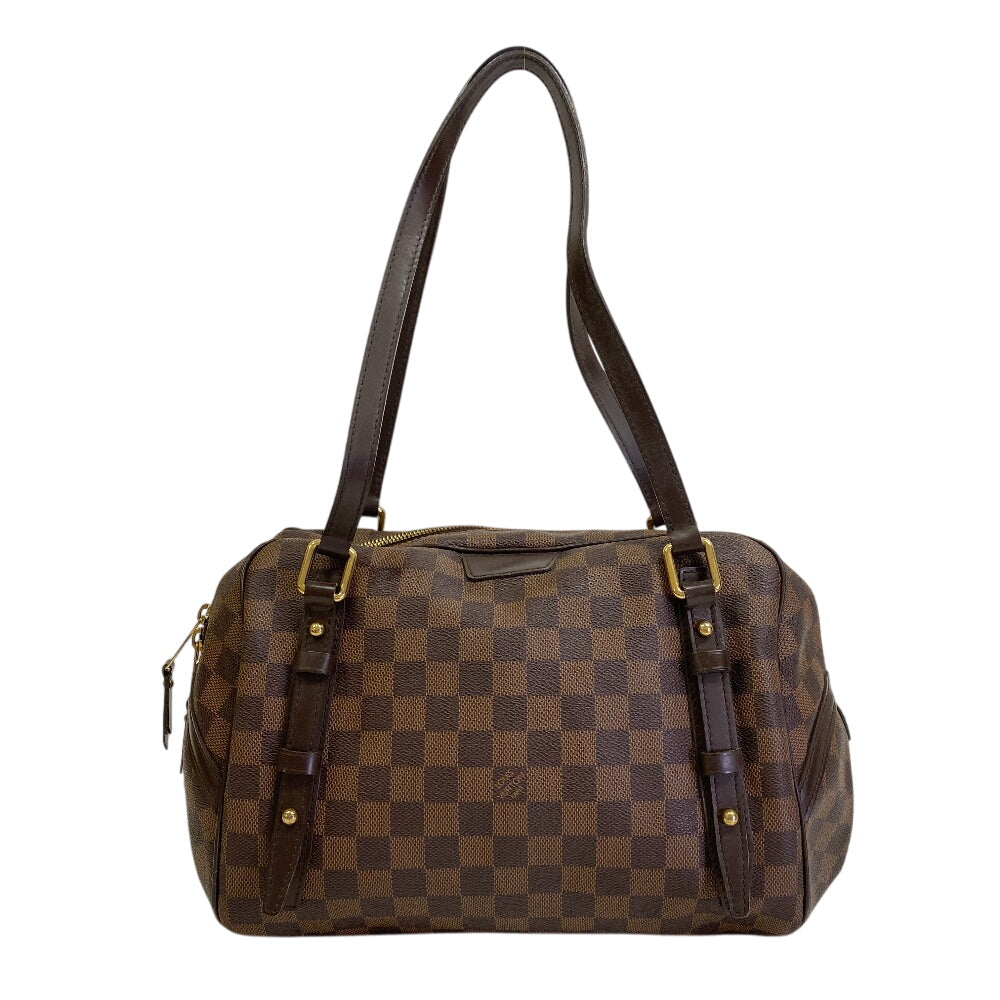 LOUIS VUITTON Shoulder Bag N41157 Damier Brown Damier Rivington PM Women Used Authentic