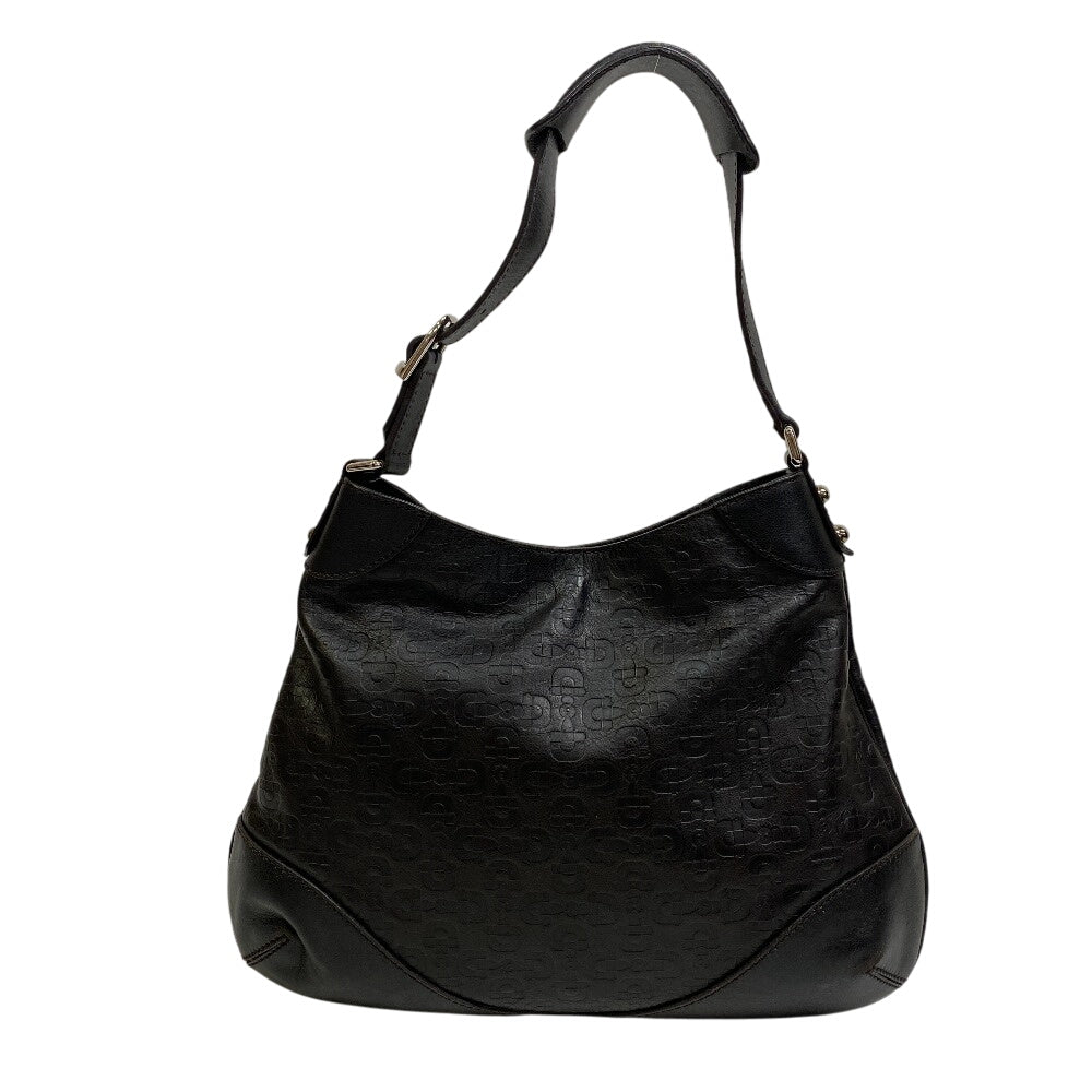 GUCCI Shoulder Bag 272386 leather black Horsebit 1995 Hobo bag Women Used Authentic