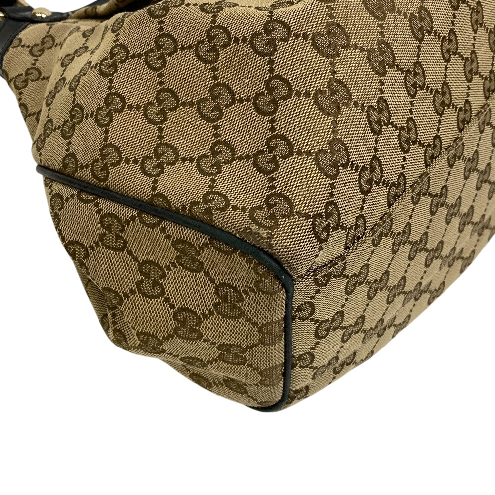 GUCCI Tote Bag 388919 GG canvas beige GG canvas Tote Bag Women Used Authentic