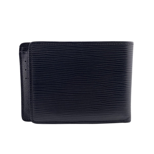 LOUIS VUITTON Bifold Wallet M60662 leather black Epi Portefeuille Multripru