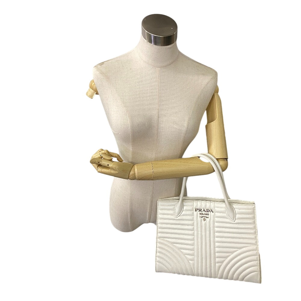 PRADA Handbag 1BA165 leather white Diagram
