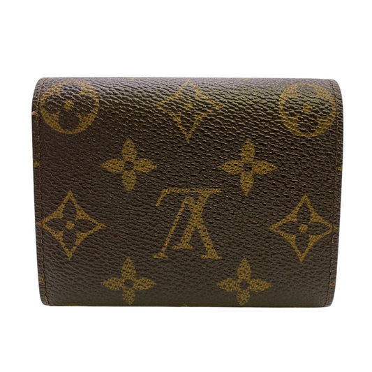 LOUIS VUITTON Tri-fold wallet M60253 Monogram Brown Portefeuille Helene