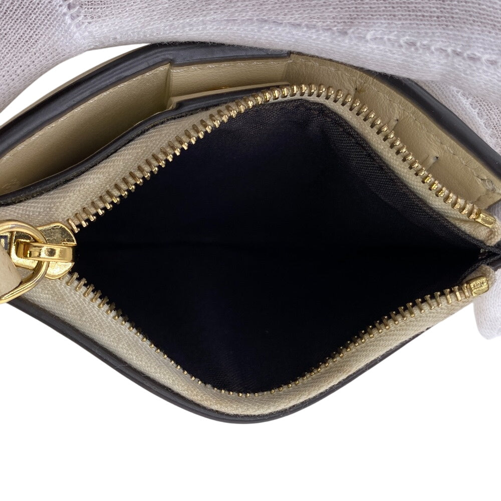 FENDI Bifold Wallet 8M0447 Calfskin white Rome