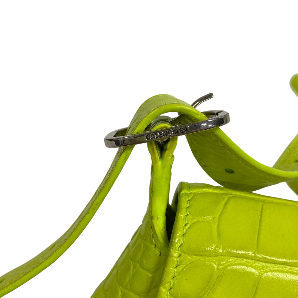 BALENCIAGA Shoulder Bag 695648 leather yellow Neon color
