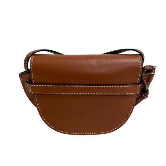 LOEWE Shoulder Bag leather Brown Gate Dual Minitan