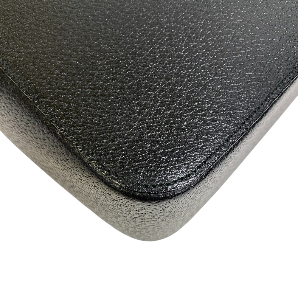 GUCCI Handbag leather black Bamboo
