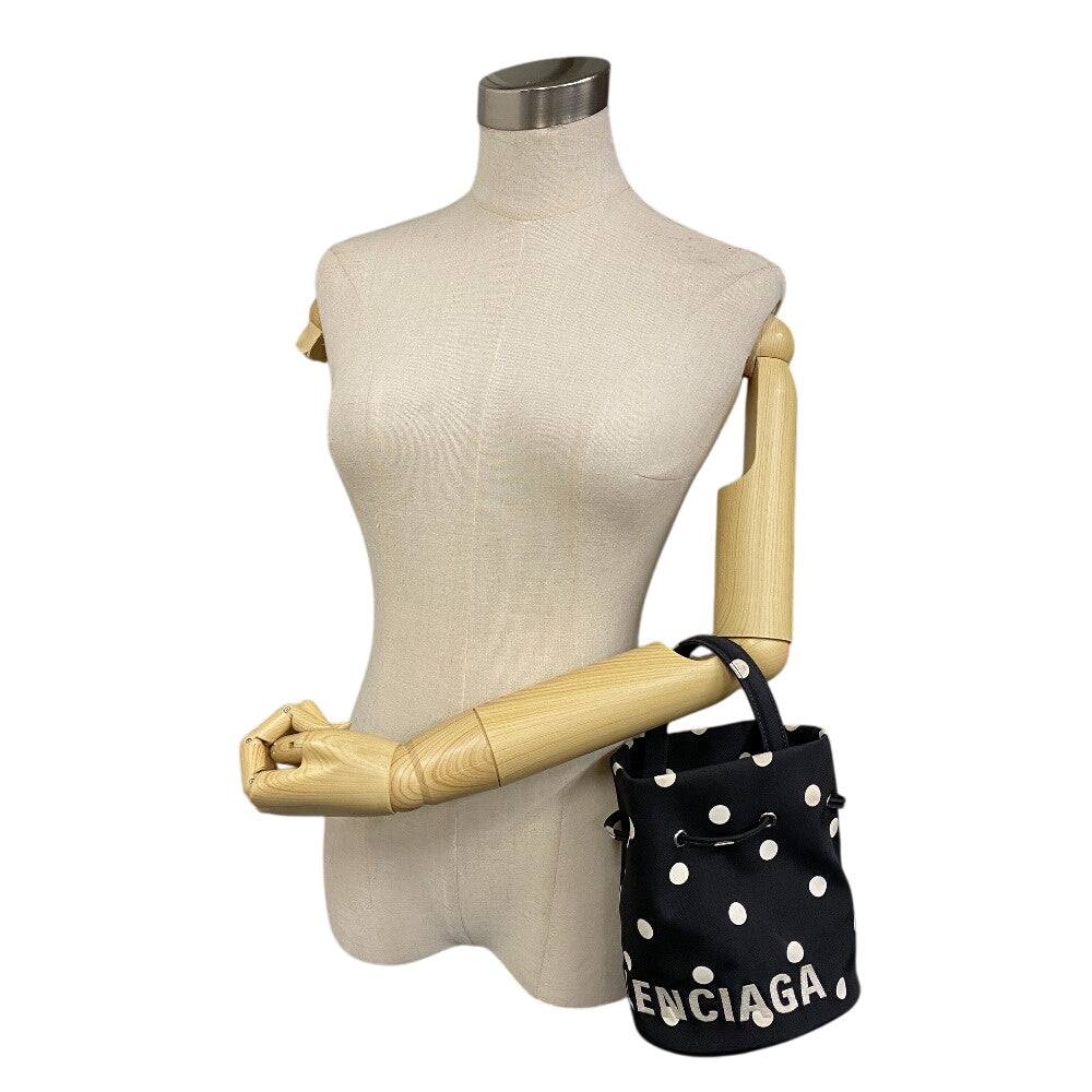 BALENCIAGA Shoulder Bag canvas black