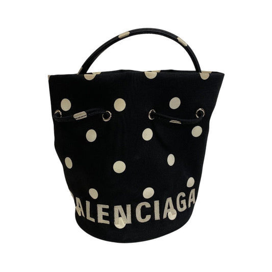 BALENCIAGA Shoulder Bag canvas black