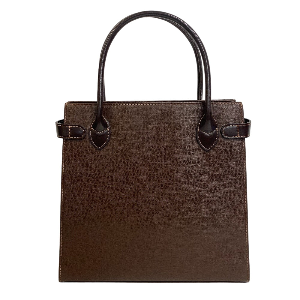 BURBERRY Handbag leather Brown Nova Check