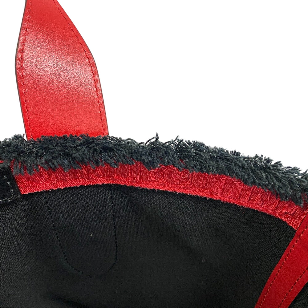Christian Louboutin Handbag canvas black flange bus